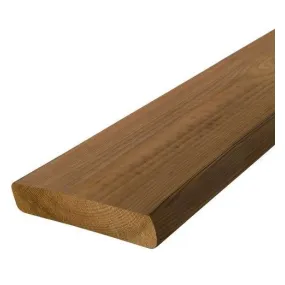 Lame terrasse en pin lisse marron 4,50 m