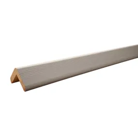 Corniere d'angle Gris lumière 3000x55x55 mm - Sapin traité Cl3