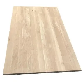 Panneau lamellé collé Chêne A/B lames entières 240x122 cm Ép. 42 mm 