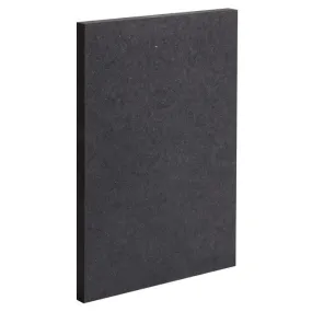 Panneau FIBRACOLOUR Noir 8 mm MDF teinté dans la masse 285x210 cm