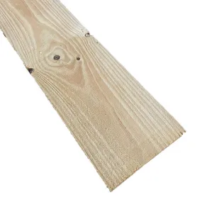 Volige pin brut traité Classe 2 - 2000x200x18 mm