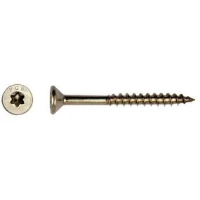 Vis inox A4 Ø 5x70 mm Tête fraisée Filetage partiel Tx25 - Boîte de 200