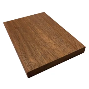 Lame de terrasse en MERBAU lisse à visser 2700 x 140 x 20 mm