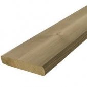 Lame terrasse pin lisse 4 faces 3000x145x27 mm