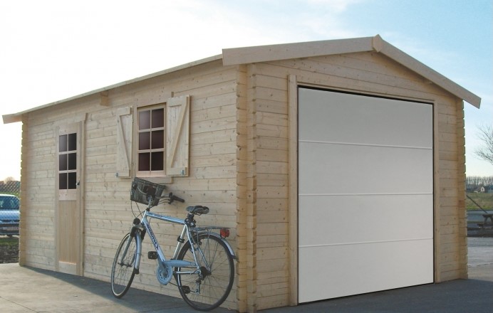 Jardin et extérieur : Garage modern motorisé Solid 358X538 cm (40