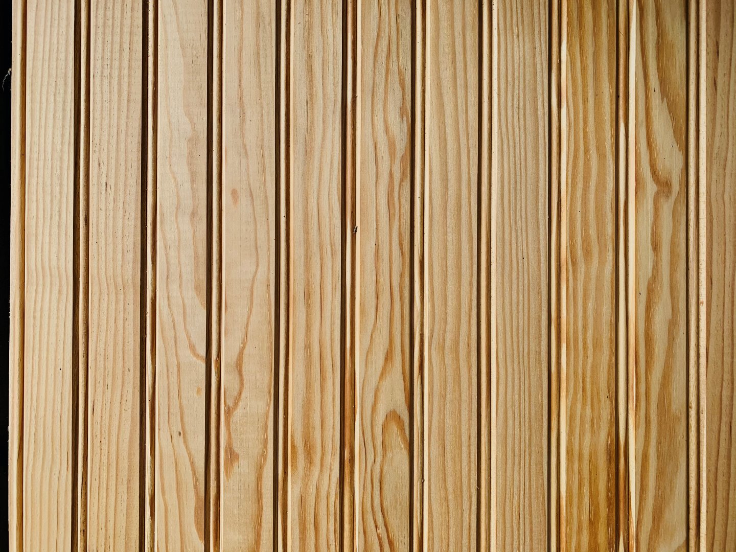 Revêtement décoratif bois : Lambris pin sand noeud mouchette 70x10 mm L.  2,00 m